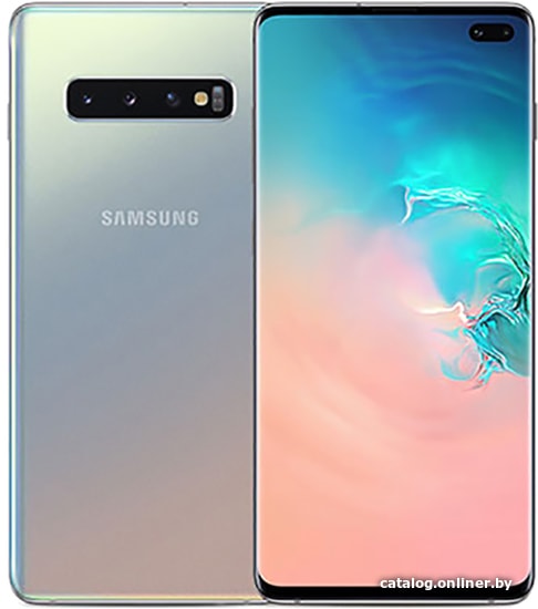 

Смартфон Samsung Galaxy S10+ G975 8GB/128GB Dual SIM Exynos 9820 (серебристый)