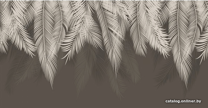 

Фотообои Citydecor Пальмовые листья (графит) 500x270