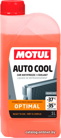 

Антифриз Motul Auto Cool Optimal G12/G12+ (1л, оранжевый)