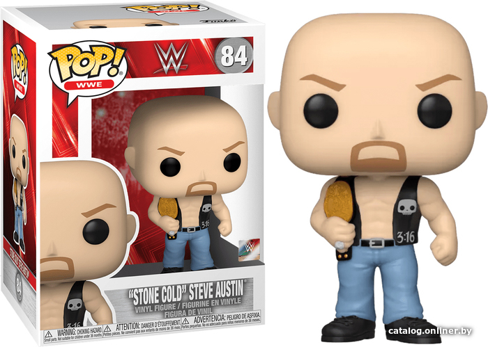 

Фигурка Funko POP! WWE. SC Steve Austin w/Belt 49263