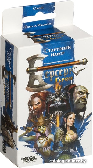 

Настольная игра Мир Хобби Берсерк. Герои. Стартовый набор: Синий (Тиша vs. Илариэль)