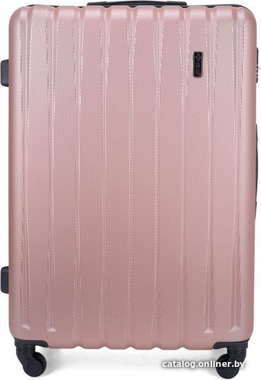 

Чемодан-спиннер Solier STL902 76 см (XL, розовый)