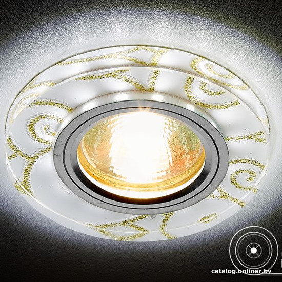

Точечный светильник Ambrella light S231 S231 WH/G