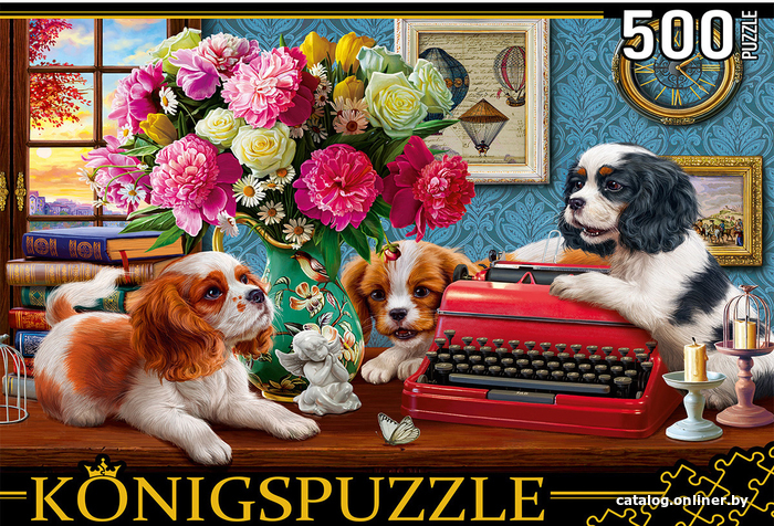 

Пазл Konigspuzzle Щенки в кабинете ФП500-8050 (500 эл)