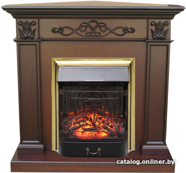 

Каминокомплект Smolcom Verona Corner STD-ASP с Majestic FX M Brass (дуб антик)