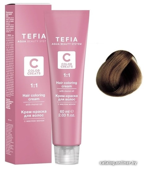 

Крем-краска для волос Tefia Color Creats 6/8 (темный блондин шоколад)