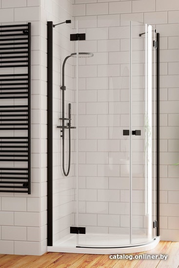 

Душевой уголок Radaway Essenza New Black PDD 100x100