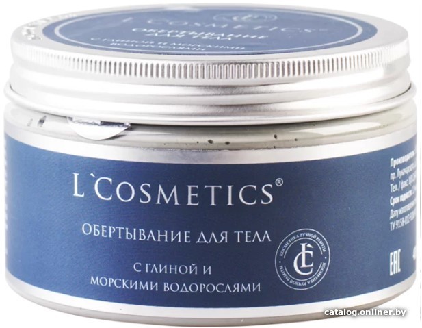 

L'Cosmetics Средство для обертывания С глиной и морскими водорослями 400 г