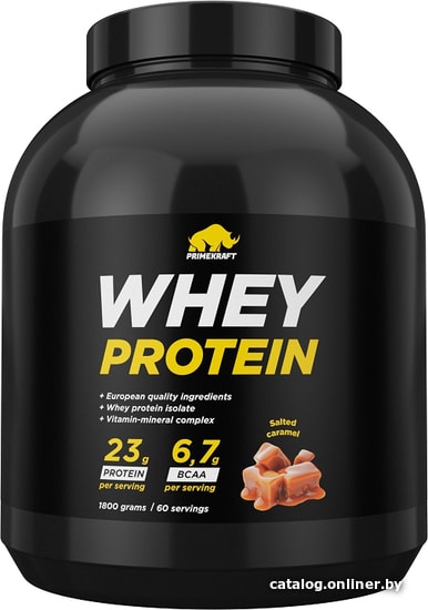 

Протеин Prime Kraft Whey Salted Caramel (1800г, соленая карамель)