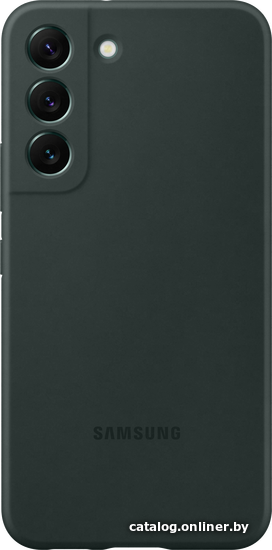 

Чехол для телефона Samsung Silicone Cover для S22 (лесной зеленый)