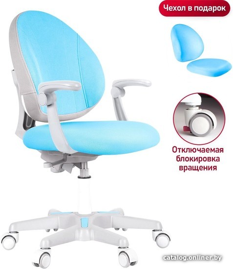 

Детское ортопедическое кресло Anatomica Arriva с подлокотниками (голубой)