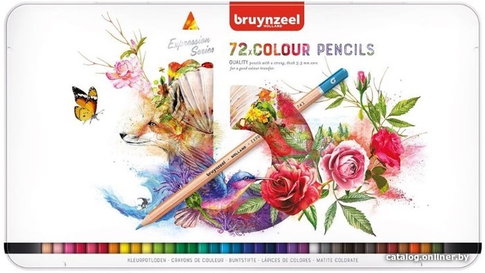 

Набор цветных карандашей Bruynzeel Expression 60312072 (72 цв)