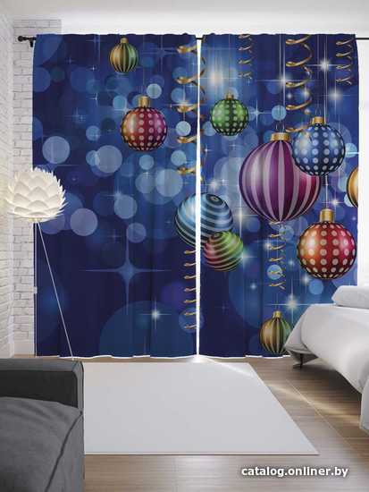 

Комплект штор JoyArty Новогодняя дискотека 1.45x2.65 м p_20076_145x265 (2 шт)