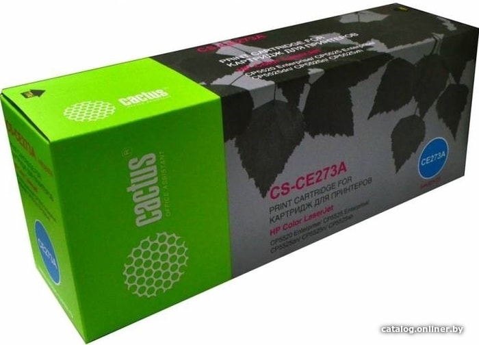 

Картридж CACTUS CS-CE273AV (аналог HP 650A (CE270A))