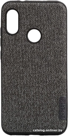 

Чехол для телефона EXPERTS Textile Tpu для Xiaomi Redmi Note 6 Pro (серый)