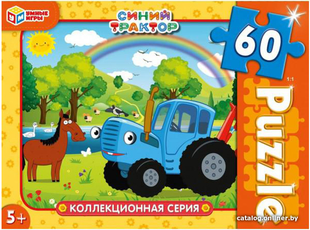 

Пазл Умные игры Синий трактор 4680107974686 (60 эл)