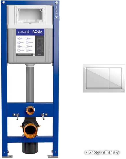 

Инсталляция для унитаза Cersanit Aqua Smart M 40/63475 + P-BU-ENT/Wh