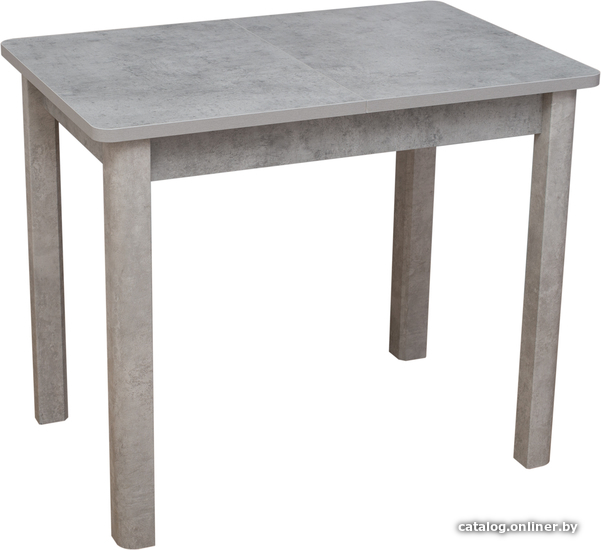 

Кухонный стол Домотека Джаз ПР-М 60x90-127 (серый бетон/04)