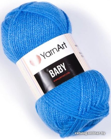 

Пряжа для вязания Yarnart Baby 100% акрил 600 50 г (150 м, синий)