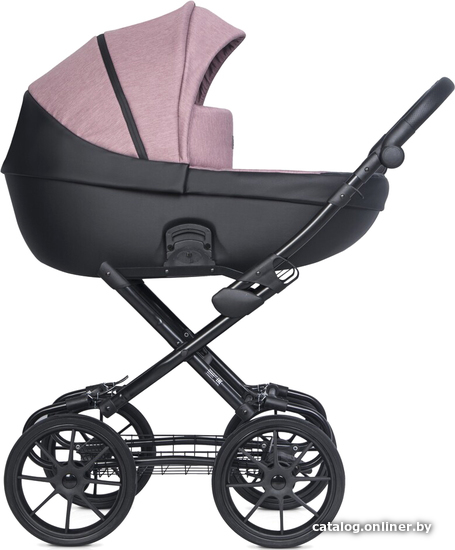 

Универсальная коляска Riko Basic Pacco Classic (2 в 1, 02/розовый/черный)