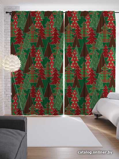 

Комплект штор JoyArty Украшенные елки 1.45x2.65 м p_52605_145x265 (2 шт)