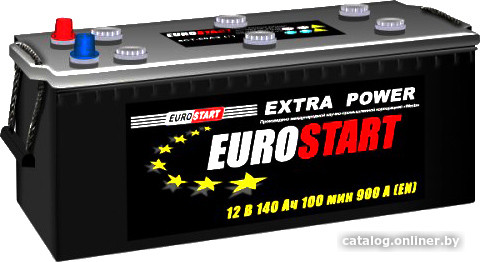 

Автомобильный аккумулятор Eurostart 140Ah Eurostart Extra Power L+ (140 А·ч)