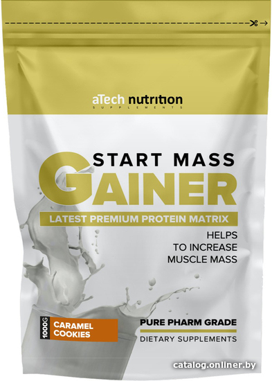 

Протеин Atech Nutrition Gainer Start Mass (1000г, печенье/карамель)