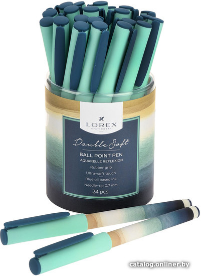 

Ручка шариковая Lorex Aquarelle Reflexion Double Soft LXOPDS-AR1