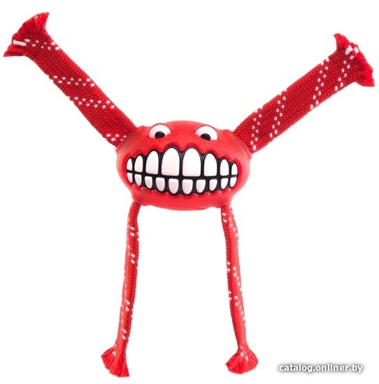 

Игрушка для собак Rogz Grinz Flossy Medium Red 21 см