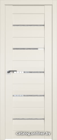

Межкомнатная дверь ProfilDoors Модерн 48U 90x200 (магнолия сатинат/стекло дождь белый)