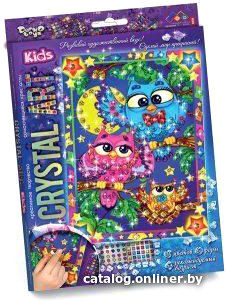 

Набор для создания поделок/игрушек Danko Toys Crystal Art Совы Cart-01-09
