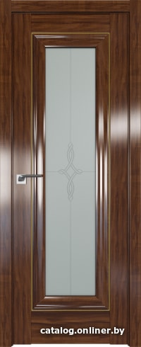 

Межкомнатная дверь ProfilDoors 24X 80x200 (орех амари золото/стекло узор матовое)