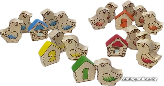 

Развивающая игра RNToys Птички с домиками счет до 5 Д-760