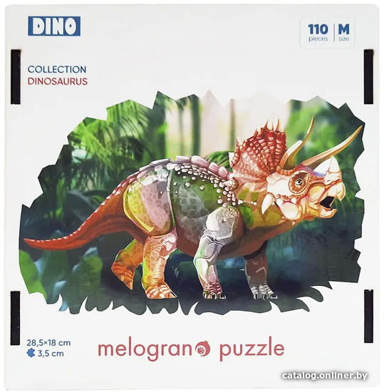 

Пазл Melograno Динозавр Трицератопс MPZCD2-M (110 эл)