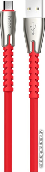 

Кабель Hoco U58 Core USB Type-A - MicroUSB (1.2 м, красный)