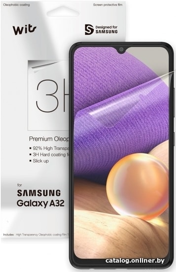 

Защитная пленка Wits для Samsung Galaxy A32 (прозрачная)