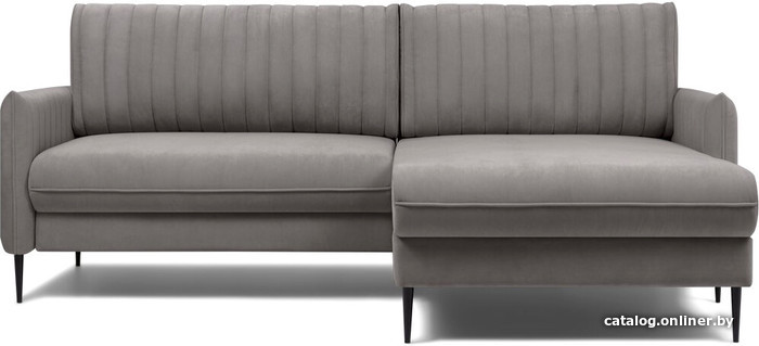 

Угловой диван Divan Сваут Velvet Grey 149365 (велюр, серый)