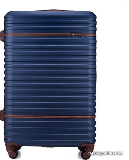 

Чемодан-спиннер Solier STL957 75 см (XL, синий)