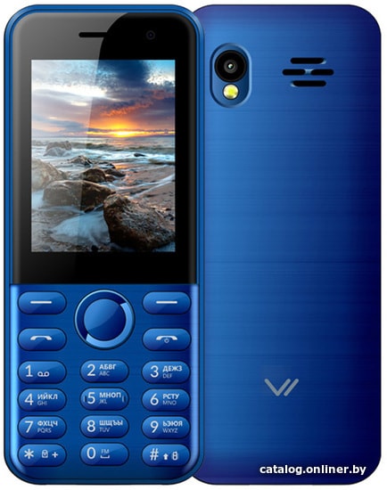 

Кнопочный телефон Vertex D567 (синий)