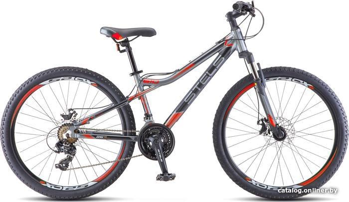 

Велосипед Stels Navigator 610 MD 26 V040 (серый/красный, 2019)