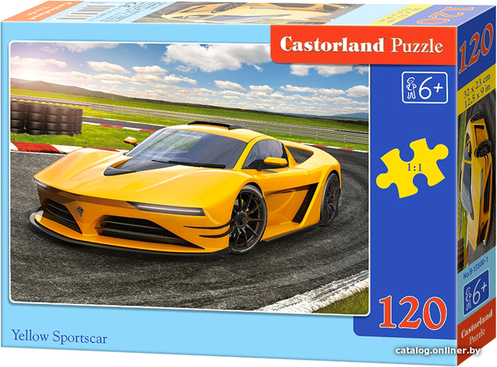 

Пазл Castorland Желтый спорткар B-13500 (120 эл)