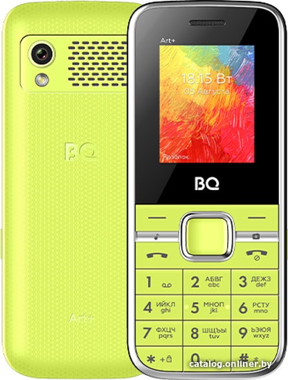 

Кнопочный телефон BQ-Mobile BQ-1868 Art+ (зеленый)