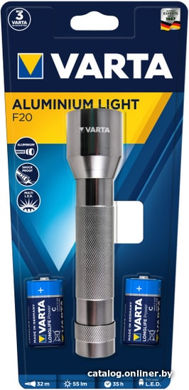 

Фонарь Varta Multi LED Aluminium Light 2C