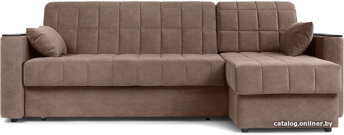 

Угловой диван Divan Мурано Velvet Latte 113405 (велюр, коричневый)