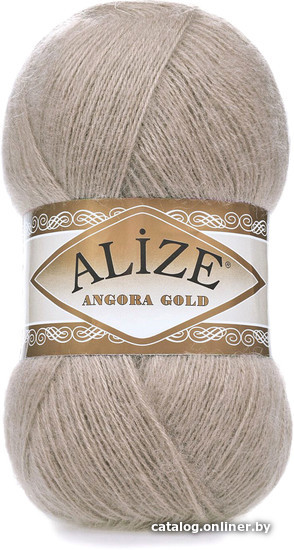 

Пряжа для вязания Alize Angora gold 541 (550 м, норка)