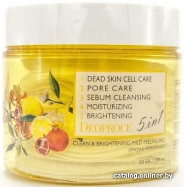 

Deoproce Пэд для лица Clean&Brightening Mild Peeling Pad 30 шт