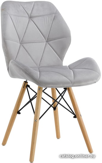 

Стул Atreve Big Eliot Velvet (светло-серый)