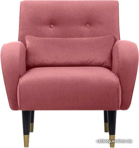 

Интерьерное кресло Divan Риль Velvet Coral (велюр ultra coral, розовый)