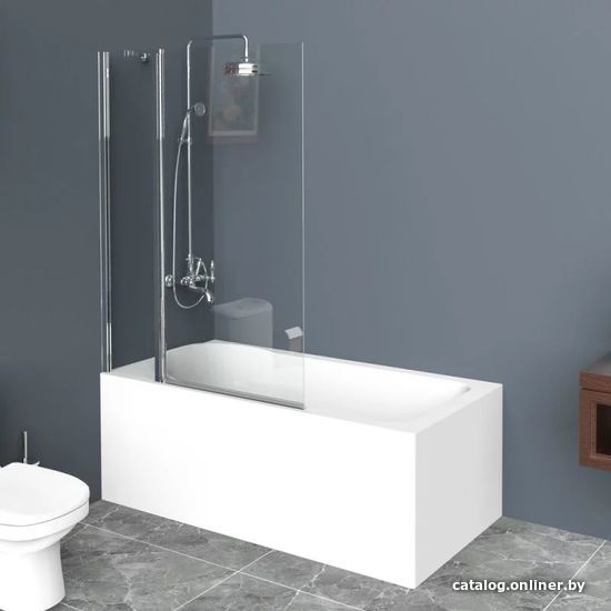 

Стеклянная шторка для ванны BelBagno UNO-V-11-80/150-C-Cr