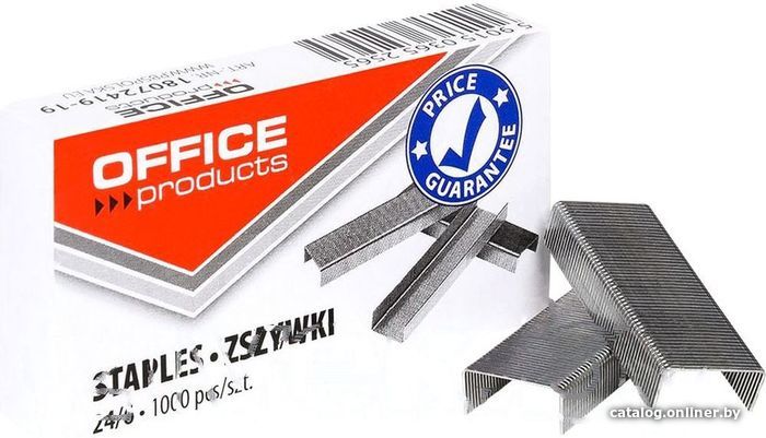 

Скобы канцелярские Office Products 18072419-19 (1000 шт)